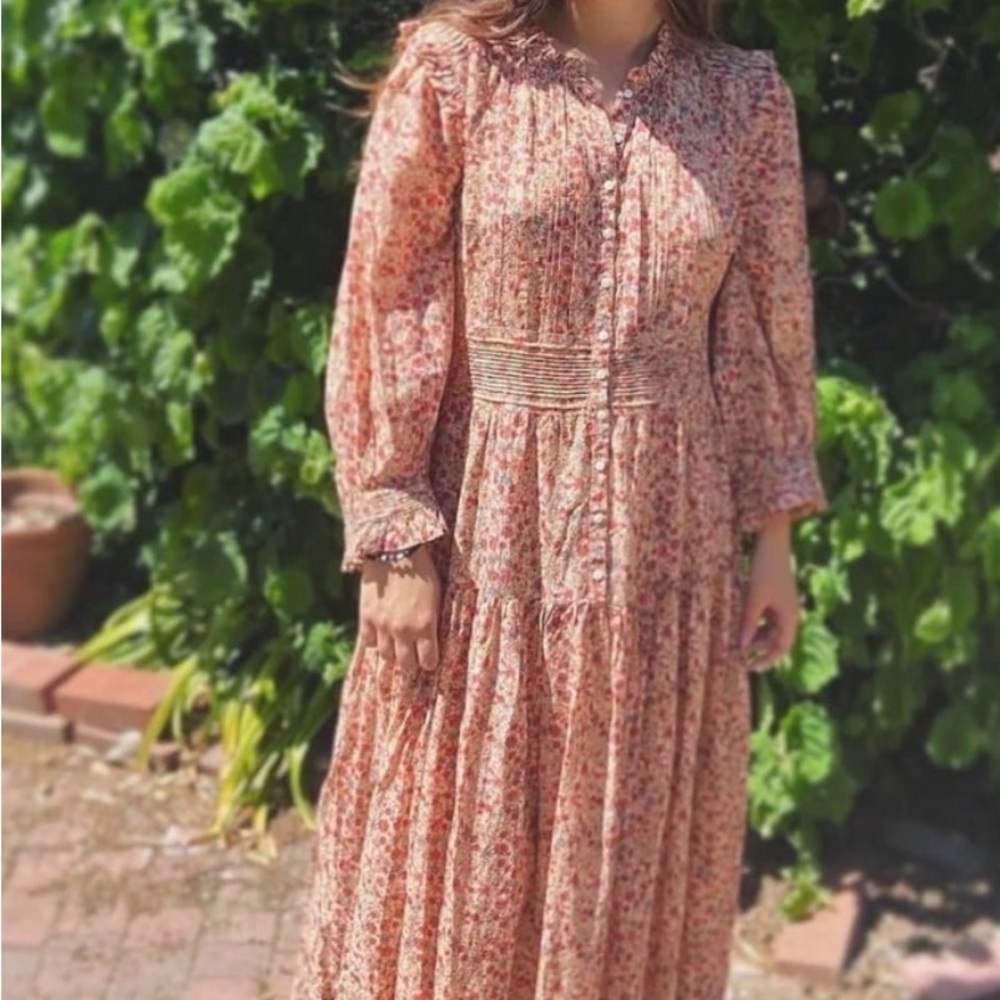 Doen Monet Dress pink valley L maxi dress - Picture 3 of 12